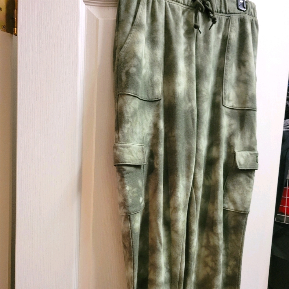 Cargo jogger sweat pants